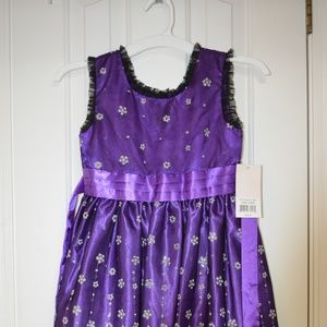 Purple Girls Dress, size 8 NWT